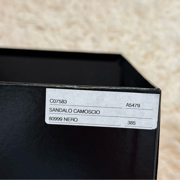 Dolce & Gabbana black strappy heel sandals black suede SZ 38.5 or 8 sexy style - Picture 13 of 14